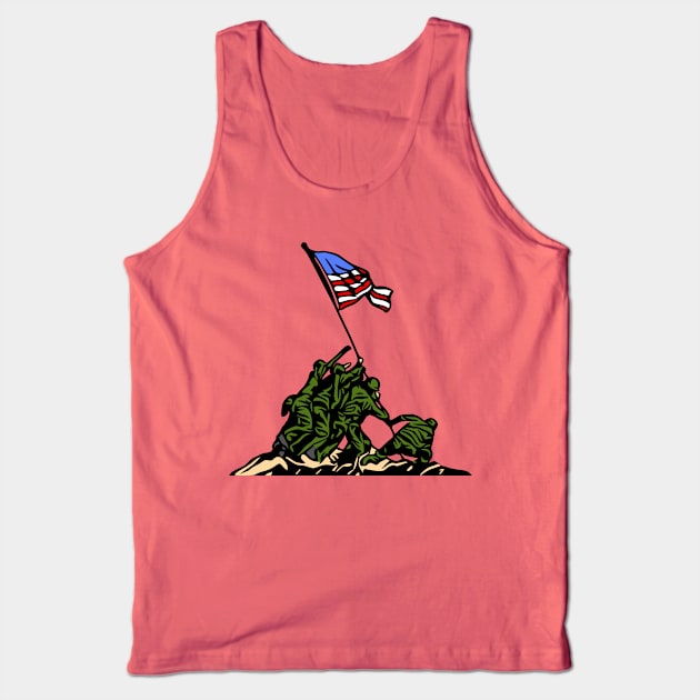 Iwo Jima Memorial Tank Top by KayBee Gift Shop